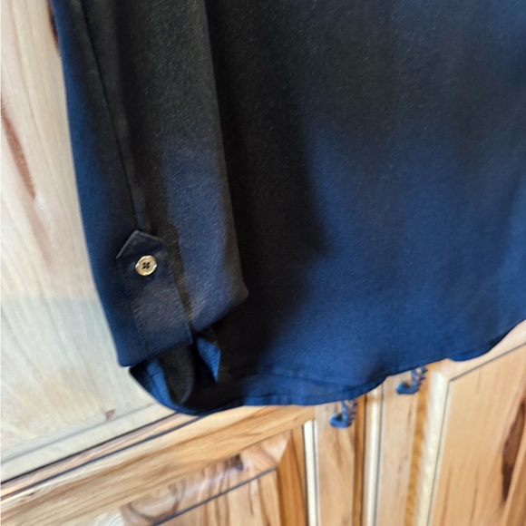 Calvin Klein Black Button Front Top - Picture 8 of 8